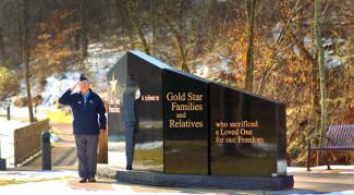 Rendering of Exeter Rhode Island Gold Star Families Memorial Monument